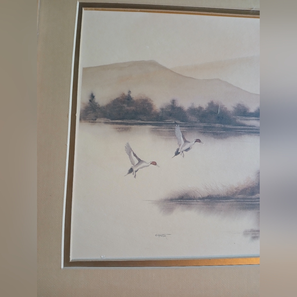 Vintage F. Massa Landscape Print | Very Heavy - Picture 8 of 11